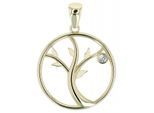 Kettenanhänger ADELIA´S "trendiger Schmuck Anhänger aus 333 Gold", gold, Schmuckanhänger, Damen, Gelbgold 333 Gold, Gelbgold 333, Gold, Kettenanhänger