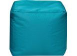 Sitzsack SITTING POINT "Cube SCUBA", blau (petrol), Sitzsäcke, Sitzsack