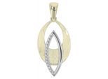Kettenanhänger ADELIA´S "moderner Schmuck Anhänger aus 333 Gold", gold, Schmuckanhänger, Damen, Gelbgold 333 Gold, Gelbgold 333, Gold, Kettenanhänger