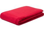 Wohndecke GÖZZE "Arizona", rot, B:150cm L:200cm, Baumwolle, Polyacryl, Polyester, Wohndecken, Wohndecke, mit farblich passender Bandeinfassung