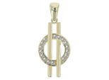 Kettenanhänger ADELIA´S "moderner Schmuck Anhänger aus 333 Gold", gold, Schmuckanhänger, Damen, Gelbgold 333 Gold, Gelbgold 333, Gold, Kettenanhänger