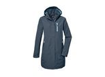 Parka KILLTEC "KOS 30 WMN PRK", Damen, Gr. 36, blau (royalblau), Obermaterial: 100% Polyester.Futter: 100% Polyester, Jacken Parka, Funktionsparka: wasser- und winddicht, atmungsaktiv, abnehmbare Kapuze