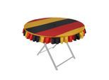 Tischdecke MCW-D18, Biergartentisch-Husse Tischhusse, Deutschland WM EM Ø115cm