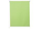 Rollo MCW-D52, Fensterrollo Seitenzugrollo Jalousie, Sonnenschutz Verdunkelung blickdicht 70x160cm ~ hellgrün