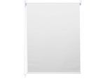 Rollo MCW-D52, Fensterrollo Seitenzugrollo Jalousie, Sonnenschutz Verdunkelung blickdicht 80x230cm ~ weiß