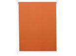 Rollo MCW-D52, Fensterrollo Seitenzugrollo Jalousie, Sonnenschutz Verdunkelung blickdicht 90x230cm ~ orange