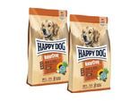 HAPPY DOG NaturCroq Trockenfutter Hund Adult, Rind & Reis 2x15 kg