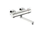 Hansa WT-Thermostat-Armatur HANSACLINICA Wandmontage, Ausladung 285mm, chrom (08806202)