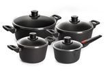 Topf-Set WOLL MADE IN GERMANY "Nowo Titanium", schwarz, Töpfe, Made in Germany