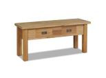 vidaXL Flurbank Teak Massiv 90 x 30 x 40 cm