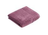 Vossen Handtuch Vienna Style Supersoft, Bordeaux, Textil, Uni, 50x100 cm, Made in Austria, Oeko-Tex® Standard 100, saugfähig, Aufhängeschlaufe, angenehm weich, hochwertige Qualität, Bordüre, schadstoffgeprüft, Badtextilien, Handtücher