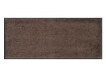 Fussmatte "Schuhgrösse Fussmatte, Marroni", braun, B:35cm L:75cm, Kunstfaser, WASH+DRY BY KLEEN-TEX, Teppiche, Fussmatte