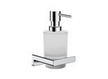 hansgrohe Lotionsspender AddStoris Wandmontage, Glaseinsatz, Metall, chrom (41745000)