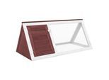 VidaXL Holz Kaninchenstall / Kleintierstall altrosa