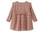 Baby Musselin-Kleid mit Karo-Muster