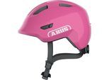 Kinderfahrradhelm ABUS "SMILEY 3.0" Gr. M, rosa (shiny pink), Helme, Kinder, M Kopfumfang: 50cm - 55cm