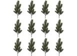 Winterliche Kunstpflanze CREATIV GREEN "Weihnachtsdeko", grün, H:40cm, Kunststoff, Kunstpflanzen, Winterliche Kunstpflanze, Zweig, 12 Stück im Set