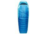 Sea to Summit - Trek -9°C Down Sleeping Bag - Daunenschlafsack Gr Long - max Body Length 198 cm Zip: Left Blau