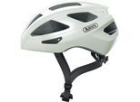 Rennradhelm ABUS "MACATOR" Gr. M, weiß (pearl weiß), Helme, M Kopfumfang: 52cm - 58cm