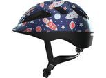 Kinderfahrradhelm ABUS "SMOOTY 2.0" Gr. S, blau (blau space), Helme, Kinder, S Kopfumfang: 45cm - 50cm