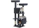 Pawz Road Kratzbaum Spielbaum 133 cm dunkelgrau