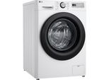 LG Waschmaschine "F4WR4911P", Energieeffizienz: A (A-G), schwarz-weiß (weiß), B:60cm H:85cm T:57cm, Waschmaschinen, Steam-Funktion