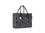 Reisenthel Einkaufstasche Daily shopper smiley grey, Anthrazit, Textil, 14 L, 42x35x17 cm, großes Hauptfach, Freizeit, Koffer & Taschen, Einkaufstaschen