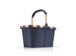 Reisenthel Einkaufskorb Carrybag midnight gold, Dunkelblau, Textil, 22 L, 48x29x28 cm, Freizeit, Koffer & Taschen, Einkaufskörbe