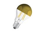 Osram LED-Lampe Standard 4W/827 (37W) filament clear mirror gold E27