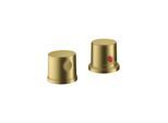 hansgrohe Fertigmontageset Axor Uno 2-L-BW-Rand-Arm., m Thermostat, brush. brass (38480950)