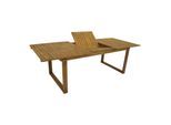 DEGAMO Ausziehtisch SANTIAGO 180/240x100cm rechteckig, Akazie geölt, FSC-zertifiziert