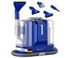 SOMMERTAL CompactCleaner WS450 5in1, Gerät für Teppiche, Treppen, Polster, Sofa, Auto, Tiere, Flecken, Leistungsstarker 450w Motor, Waschsauger, mit Zubehör, Selbstreinigung