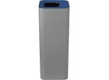 Wertstoffsammler Pure, Volumen 60 l, grau / blau kaiserkraft