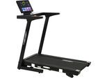 Laufband CHRISTOPEIT SPORT "Laufband TM 4000 S", schwarz, Laufbänder, ohne Unterlegmatte, bis max. 16 km/h, klappbar, 120 kg max. Benutzergewicht, B:74cm H:134cm L:142cm