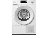 MIELE Wärmepumpentrockner "TSD643WP EcoSpeed&9kg", Energieeffizienz: C (A-G), weiß, B:59,6cm H:85cm T:64,3cm, Trockner, Getestet auf 20 Jahre perfekte Wäschepflege, 25 Jahre Motorgarantie