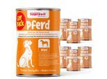 Supravit Hundenassfutter 6 x 820g Pferd
