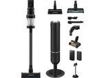 SAMSUNG Akku-Handstaubsauger "VS28C97B4QK/WD, BESPOKE Jet AI Akku+ CompleteClean", schwarz (satin schwarz), B:103,6cm H:25cm T:24,3cm, Akkusauger, 730 W, beutellos, 2x Akkus, Topseller