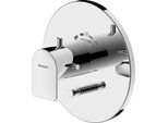 Bravat Milano Fertigset für Wannenfüll- u. Brausethermostat 3564072 Unterputz, Thermostat, chrom