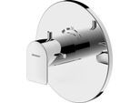 Bravat Milano Fertigset für Brausethermostat 3564082 Unterputz, Thermostat, chrom