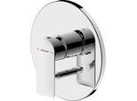 Bravat Milano Fertigset für Wannenfüll- u. Brausearmatur 3564052 Unterputz, Einhebelmischer, chrom