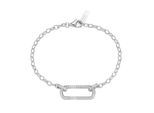 Armband "mit Zirkonia, Silber 925", silber, GIORGIO MARTELLO MILANO, Armbänder, Damen, 19cm, Silber 925 (Sterlingsilber), Armband