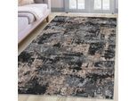 Teppich OTTO HOME "Janory, Marmor-Optik" Gr. 3, grau, B:120cm H:9mm L:180cm, Kunstfaser, Teppiche, Teppich, mit besonders weichem Flor, Kurzflor, modernes Design