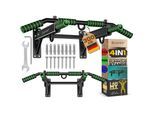 KESSER® 4in1 Klimmzugstange zur Wandmontage rutschfesten Griffen zusätzliche Funktion für Seile Ringe und Boxsäcke mit verschiedenen Griffpositionen sicher & stabil Pull Up Bar für zuhause