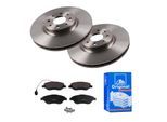 ATE Bremsensatz, Scheibenbremse 142022732 Vorderachse belüftet 281mm 26mm für Fiat