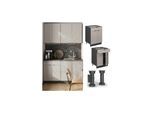 Vicco Schubunterschrank Fame-Line Anthrazit Grau-Beige gerahmt 60 cm ohne Arbeitsplatte
