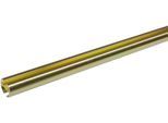Innenlaufprofil LIEDECO Gr. 4, gold (goldfarben, matt), L:240cm Ø:1,6cm, Gardinenstangenhalterungen, 1-läufig im Fixmaß Ø 16 mm