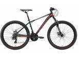 Mountainbike BIKESTAR Gr. 41, grün, Fahrräder, 41cm, 26 Zoll (66,04cm), für Damen und Herren, Kettenschaltung