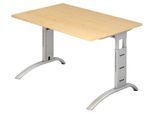 HAMMERBACHER höhenverstellbarer Schreibtisch VFS12/3/S ahorn