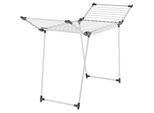 tectake® Wäscheständer, klappbar, 2 Kleinteilehalter, bodenschonende Füße