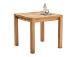 Carryhome Esstisch, Kernbuche, Holz, Kernbuche, massiv, quadratisch, eckig, 80x75x80 cm, Esszimmer, Tische, Esstische, Esstische quadratisch